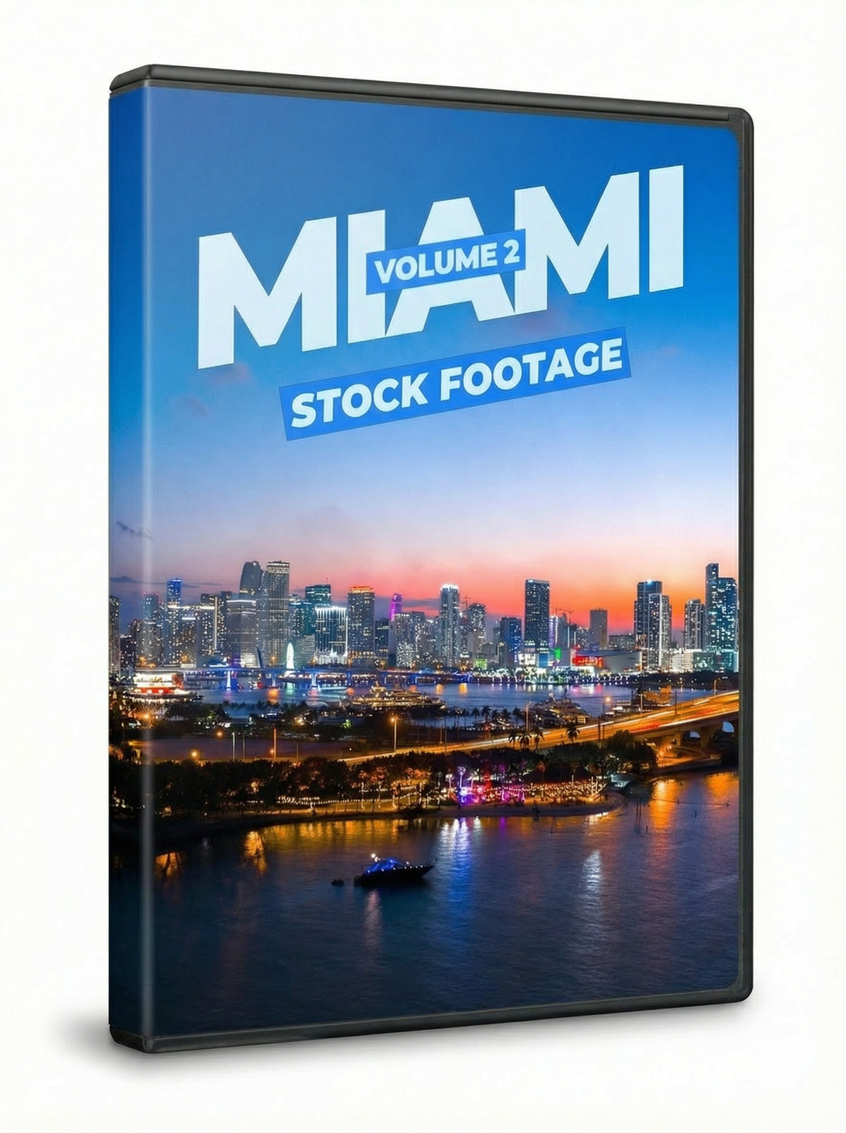 Miami Stock Footage Volume 2 product cover — 4K aerial drone video of Miami Beach and South Florida