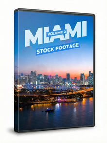 Miami Stock Footage Volume 2 product cover — 4K aerial drone video of Miami Beach and South Florida