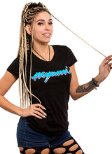 Load image into Gallery viewer, Myami Vice Women's V Neck - Black
