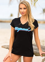 Load image into Gallery viewer, Myami Vice Women's V Neck - Black
